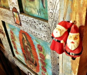 mexico santa ornaments